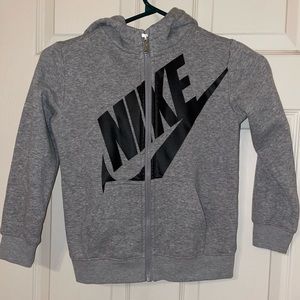 Nike grey zip up jacket